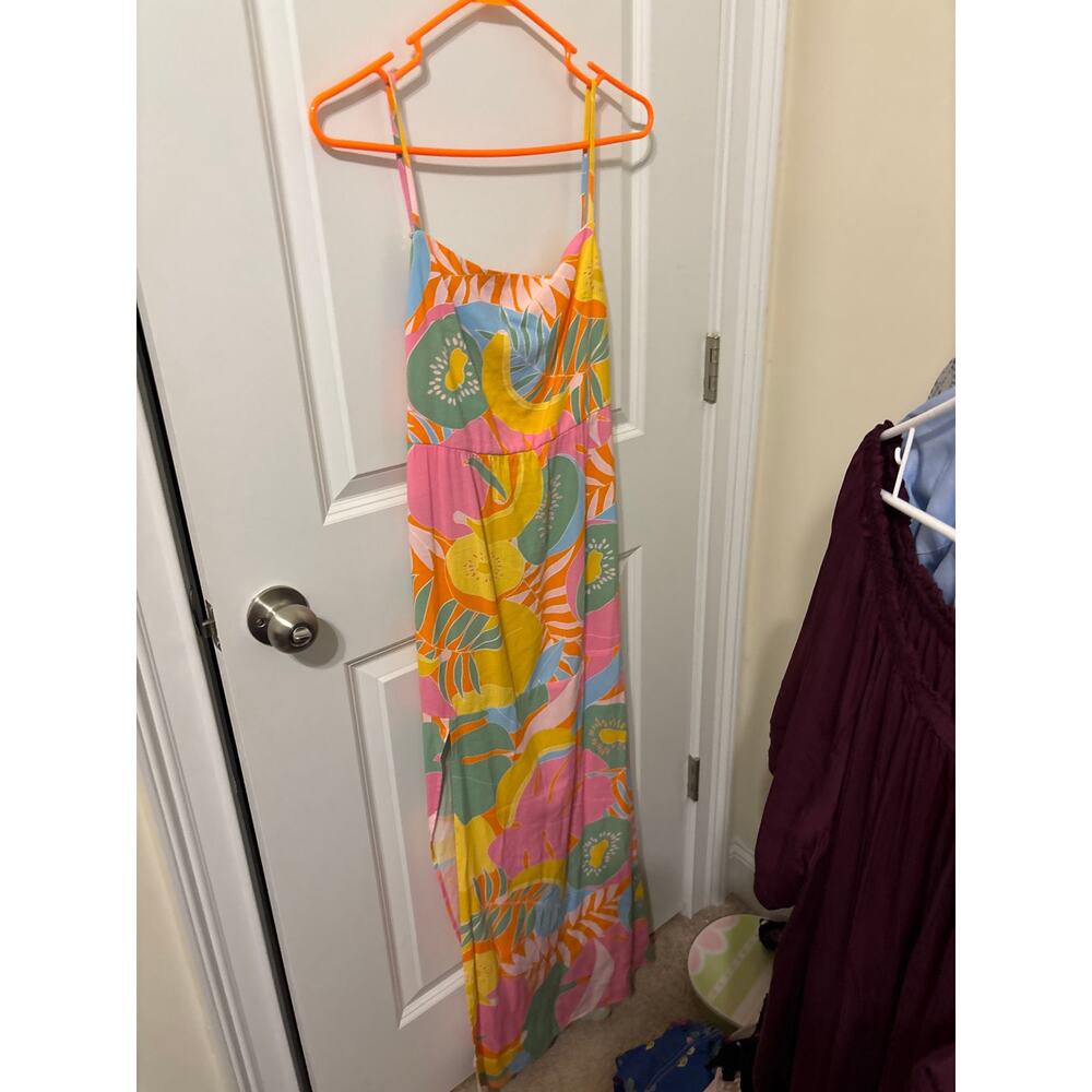 Show me your mumu Julia maxi dress EUC sz m tropical sundress